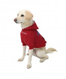 Y.E.S World Dog Hoodie Red