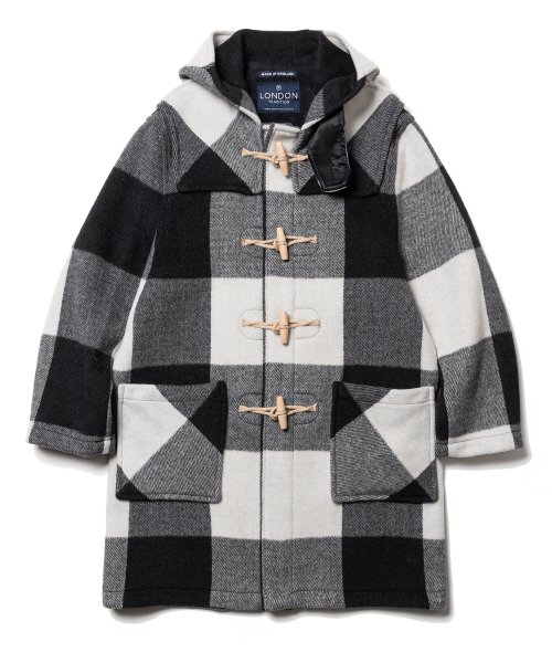 Martin Mens Duffle Coat - Charcoal Mix D6