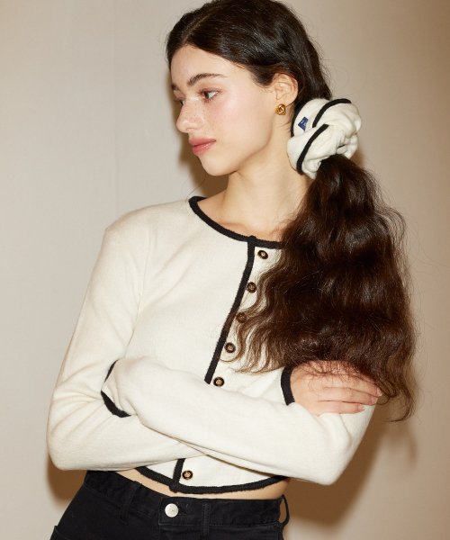 살롱 드 욘(SALON DE YOHN) Hariy Scrunchie_ Ivory - 29,000 | 무신사 스토어