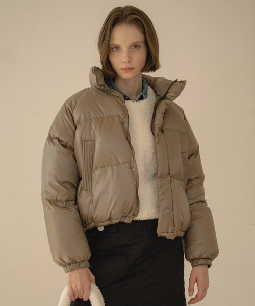 시야쥬(SIYAZU) SIOT4010 glossy duckdown PD_Mocha - 사이즈