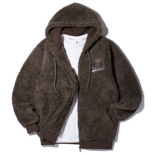 MUSINSA | ALVINCLO Fleece Fleece Hooded Zip-up Jacket AZH598 (4 COLOR)