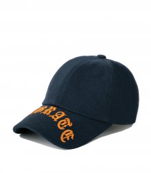 BLACK LINE- EYEBROWS OF A WOLF BALL CAP (NAVY)