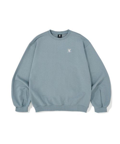 ★関税込★WOOALONG★SIGNATURE BALLOON OVER SWEATSHIRT★ 우알롱(WOOALONG) Signature balloon over sweatshirt - DUSTY