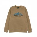 볼컴(VOLCOM) 스노우 마운틴 오버핏 맨투맨 티셔츠(베이지)
