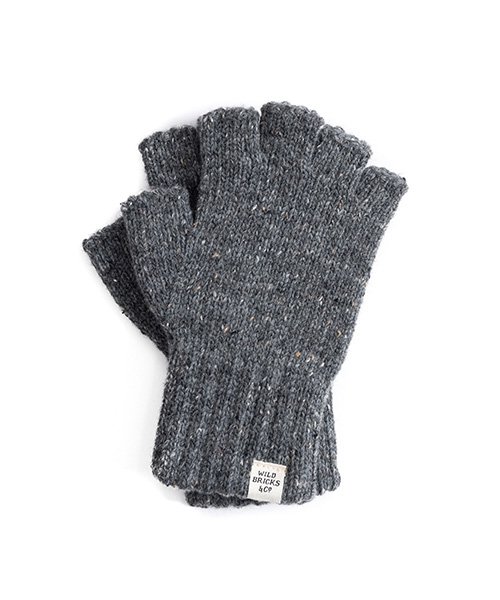 ragg wool fingerless mittens