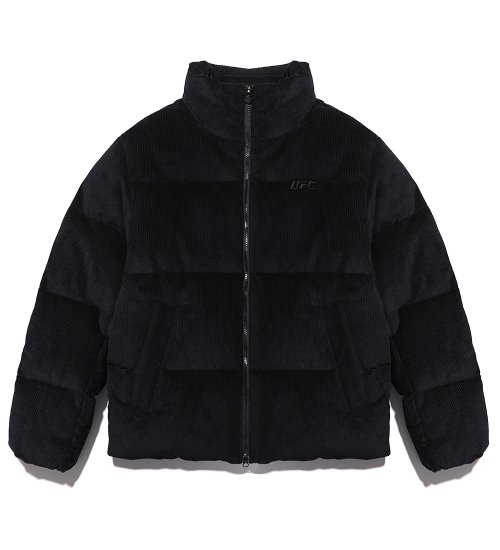 Пуховик UFC Corduroy Relaxed Fit Goose Down (SHORT) Black U2DJT4305BK