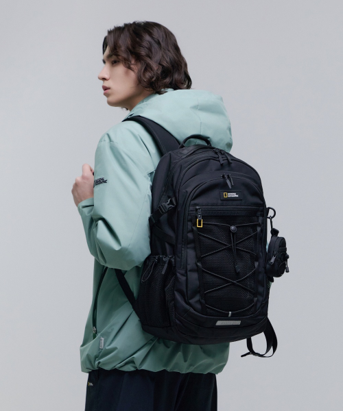 내셔널지오그래픽() 메쉬 스트링 백팩 BLACK 상품 이미지