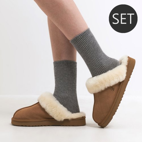 Sheepskin slippers on sale