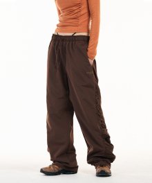 Side shirring Pants [Brown] (기모안감)