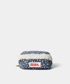 Hapoom pencil cosmetic pouch _ Flower navy