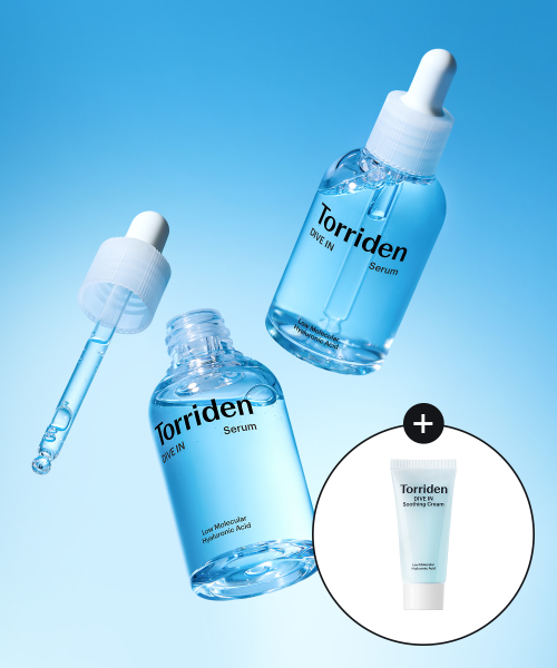 다이브인 저분자 히알루론산 세럼 50ml + 다이브인 저분자 히알루론산 세럼 40ml + 수딩크림 20ml