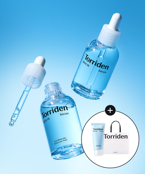 토리든(TORRIDEN) [2종세트] 다이브인 저분자 히알루론산 세럼 50ml+40ml (+다이브인 크림 20ml+쇼핑백)
