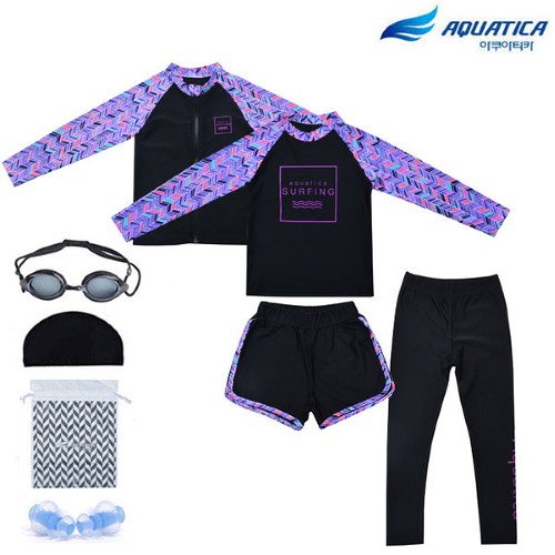 아쿠아티카 키즈(AQUATICA KIDS) 아동 래쉬가드 AQA332 선수용수경5종세트 - 사이즈 & 후기 | 무신사