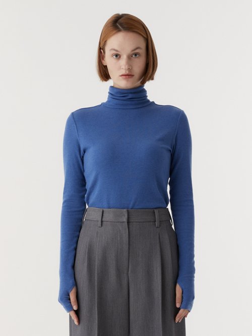 Blue turtleneck shop