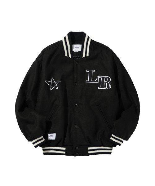 LIBERE VARSITYJACKET / BLACK