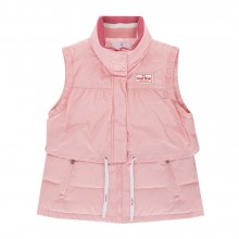 Double Wrap Down Vest_Pink
