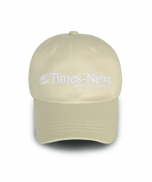 TIMES_NEWS 6-PANEL CAP_BEIGE