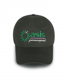 OASIS 6-PANEL CAP_CHARCOAL