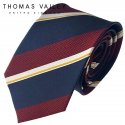 토마스 베일리(THOMAS VAILEY) 실크넥타이 - 와플 네이비 7.5cm