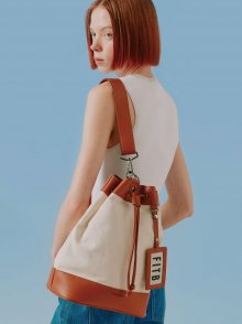 [리퍼브] Yoko Bucket Bag (M)(iv-br)