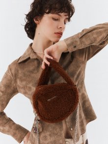 [리퍼브] Furry Mini Bag (brown)