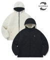 QUILTED BOA REVERSIBLE PARKA IVORY / BLACK