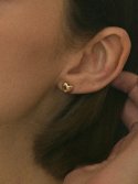 멕코이(MCCOII) 14k volume heart onetouch earring