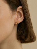 멕코이(MCCOII) 14k volume curve earring