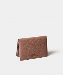 Leather namecard wallet_ Red bean