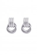 레브(REVE) [Silver 925] weave-weaving stud earrings