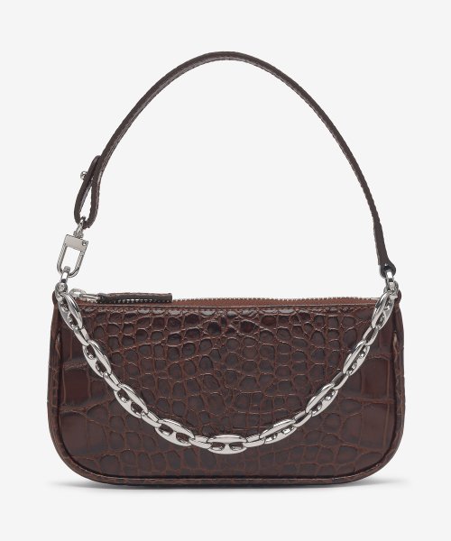 MUSINSA BY FAR Women s Mini Rachel Shoulder Bag Nutella