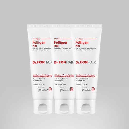 닥터포헤어(DR.FORHAIR) 폴리젠 플러스 샴푸 70mlx3 - 9,900 | 무신사 스토어