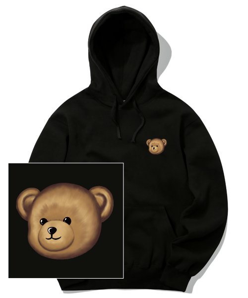 Black teddy sales bear hoodie