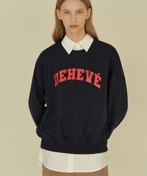 Свитшот с collegiate-логотипом [Navy]