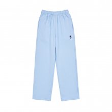 A LOGO EMBLEM ROUNDING EMBROIDERY TRAINING PANTS SKY BLUE