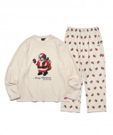 (CHRISTMAS EXCLUSIVE) BYC LOUNGE WEAR SET IVORY