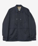 질 샌더(JIL SANDER) 남성 프레스 스터드 셔츠 재킷 - 네이비 / J47BN0012JTN027402
