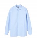 에디블렛(EDIBLET) 미니 에디 로고자수 셔츠 RELAXED FIT -SKY BLUE-