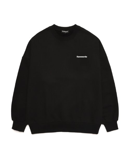Оверсайз свитшот Authentic с маленьким логотипом (VIPTS402) Black