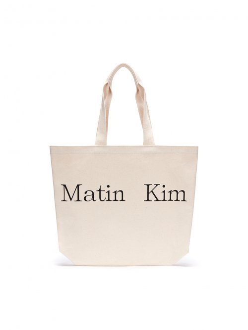 素晴らしい外見 MATIN KIM 17日まで BAG TOTE COATING BIG トートバッグ 