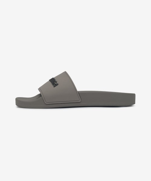 Grey balenciaga hot sale slides