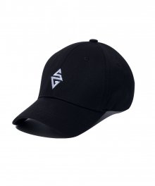 EASY WIDE BALL CAP (Black)