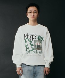 HOLLY JOLLY CREWNECK IVORY