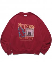 (CHRISTMAS EXCLUSIVE) HOLLY JOLLY CREWNECK RED