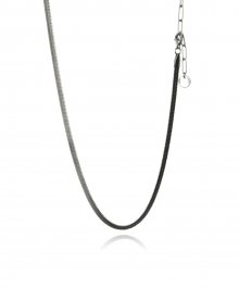 BA049 [Surgical steel] Snake chain necklace