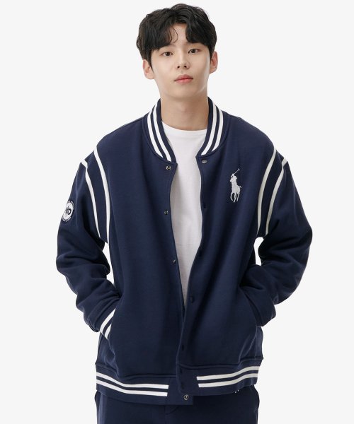 폴로 랄프 로렌(POLO RALPH LAUREN) 호주 오픈 플리스 베이스볼 자켓 - 네이비 - 259,000 | 무신사 스토어 폴로 랄프 로렌(Polo Ralph Lauren) 호주 오픈 플리스 베이스볼 자켓 - 네이비 - 259,000 | 무신사 스토어