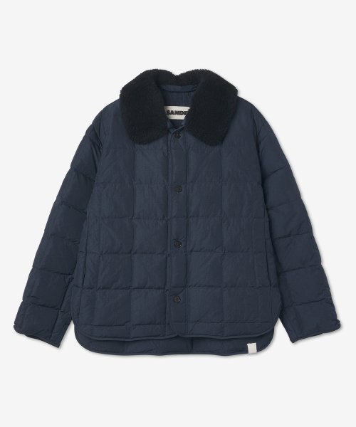 질 샌더(jilsander) 시어링 다운 재킷 - 네이비 / J47AF0003JTN026410