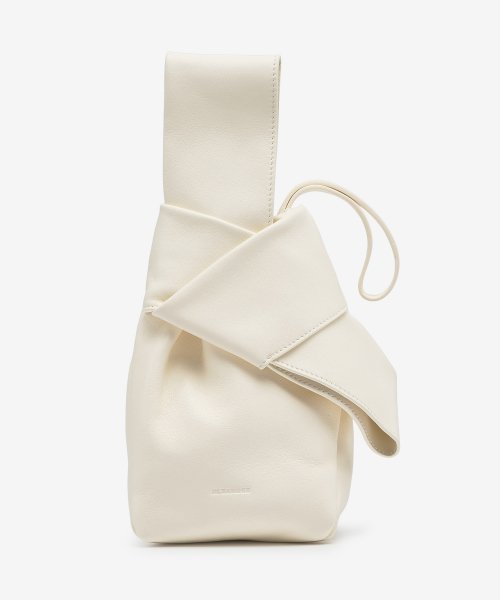 MUSINSA | JIL SANDER Women's Bow Pouch Bag - Off White