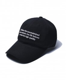 YUP FOLLOWS BALL CAP BLACK