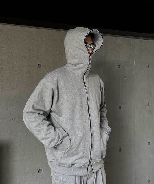 Худи на молнии Face (Grey)